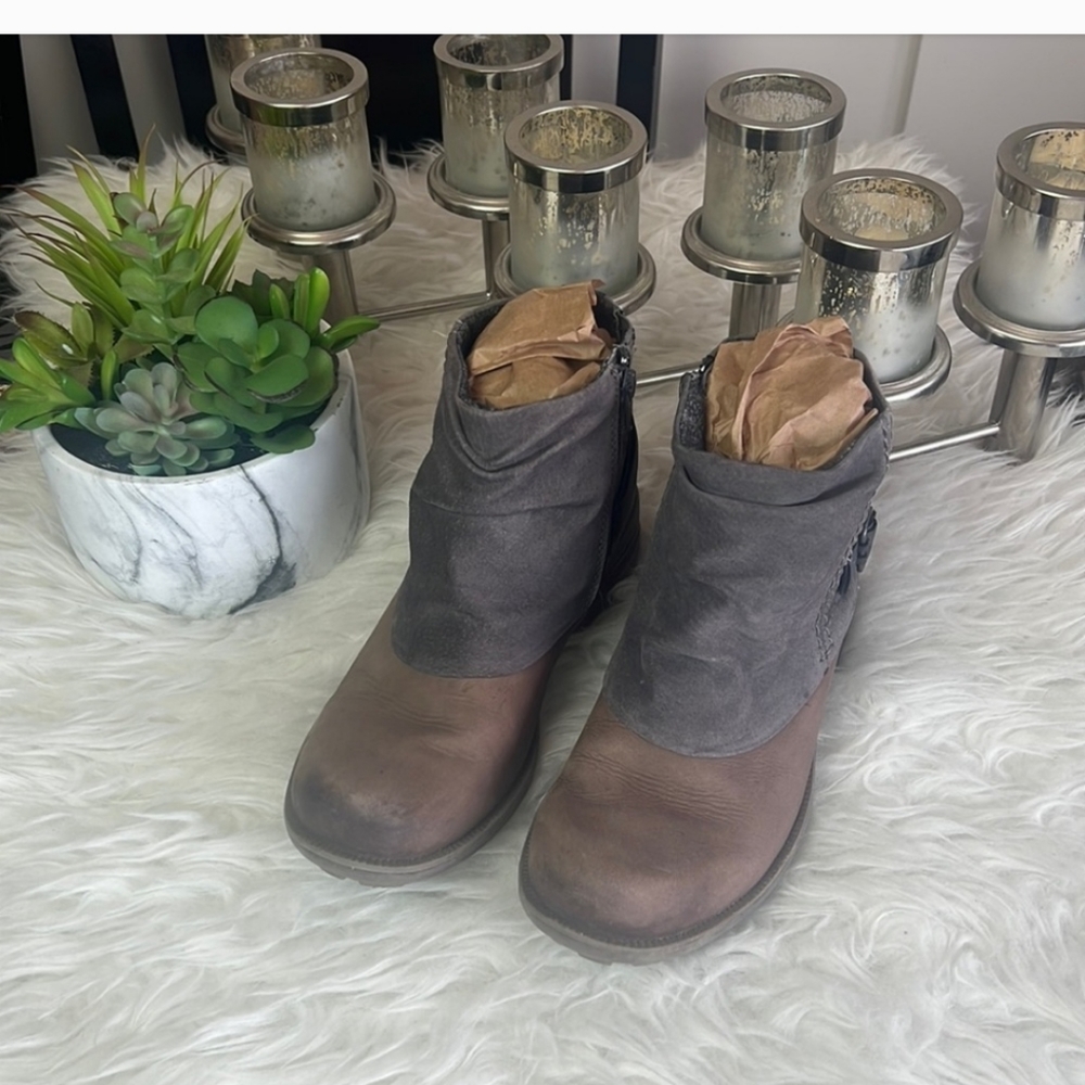 Ronsports Women’s Leather Marla Boot Stone Size 8.5